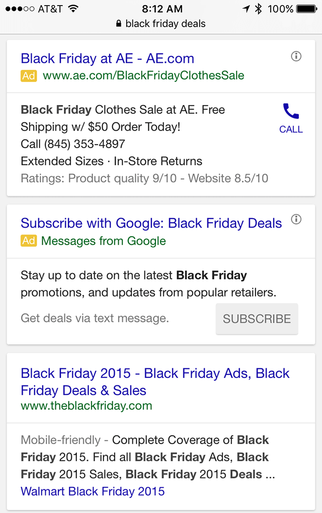 google adwords text ads